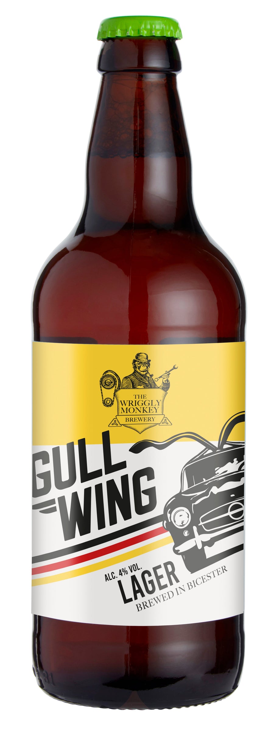 500ml Bottle - Gullwing 4% Lager